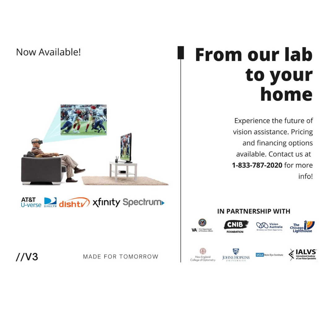 Vision Buddy VB4 Max with Hub - Wearable Vision Device with V4 Headset, Media Hub & Mobile App - primehubstore.shop Wearable Vision Aids