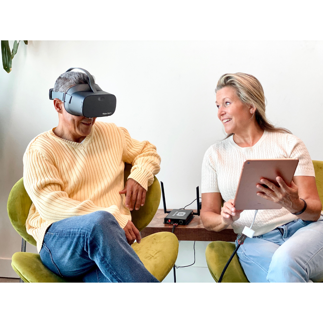 Vision Buddy VB4 Max with Hub - Wearable Vision Device with V4 Headset, Media Hub & Mobile App - primehubstore.shop Wearable Vision Aids