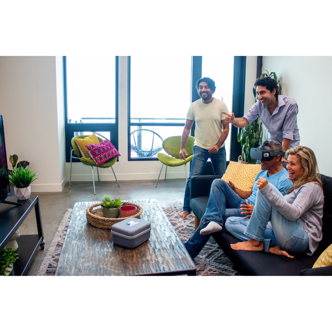 Vision Buddy VB4 Max with Hub - Wearable Vision Device with V4 Headset, Media Hub & Mobile App - primehubstore.shop Wearable Vision Aids