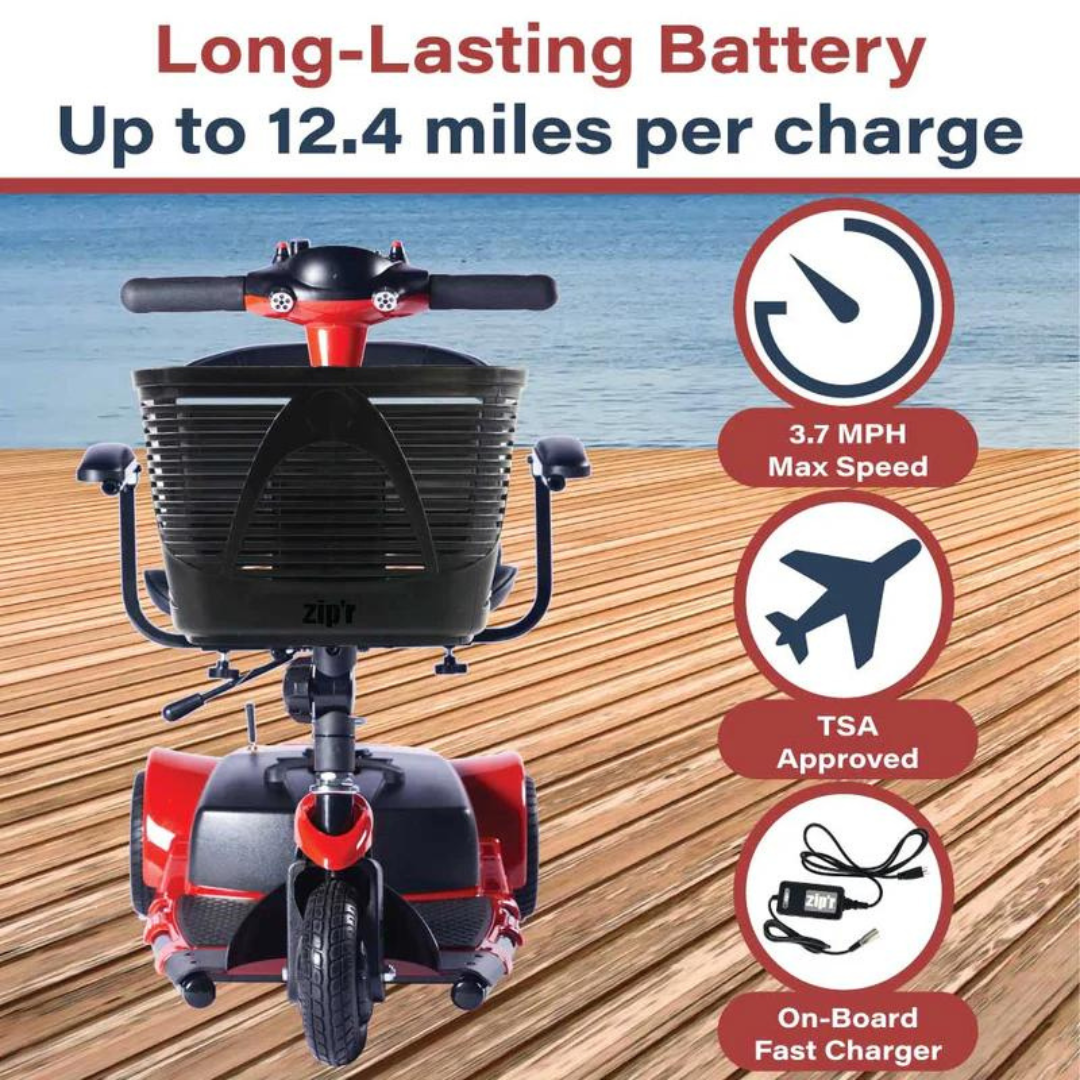 Zipr Roo 3-Wheel Mobility Scooter with Swivel Seat - primehubstore.shop Mobility Scooters