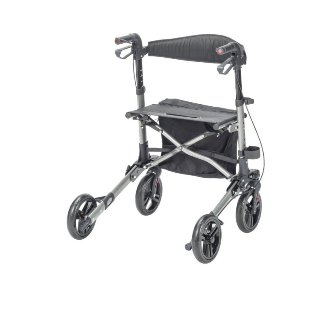Drive Medical Ultra Compact Folding Rollator - Only 15 lbs - primehubstore.shop Rollators