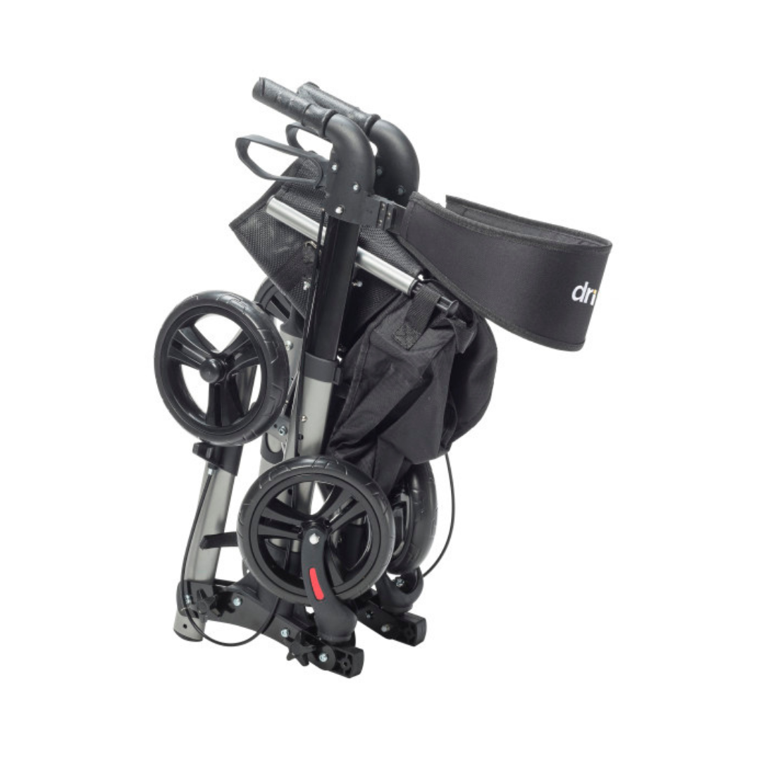 Drive Medical Ultra Compact Folding Rollator - Only 15 lbs - primehubstore.shop Rollators