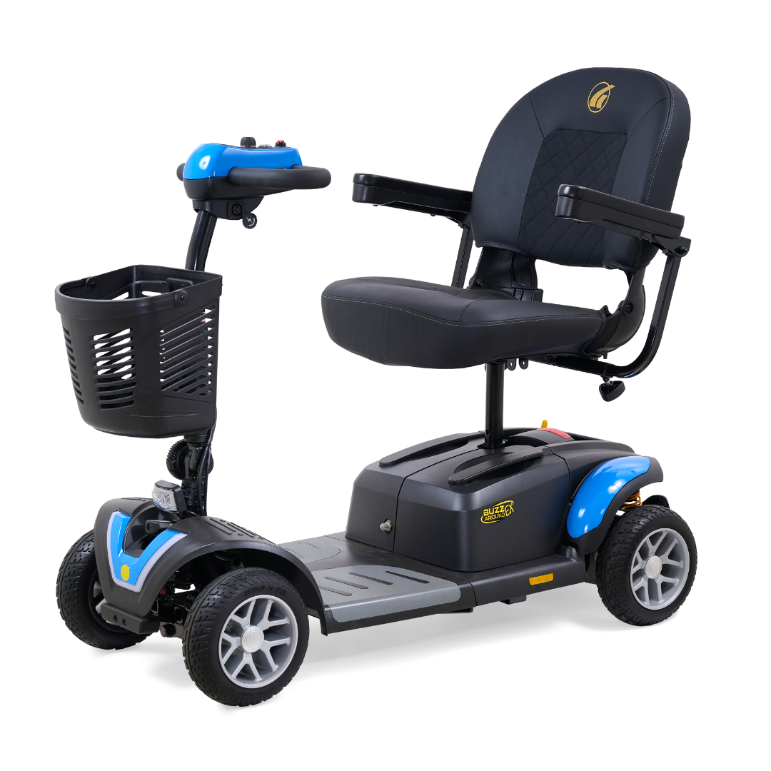 Golden Tech GB148D BuzzAround EX Extreme 4-Wheel Heavy Duty Long Range Travel Scooter