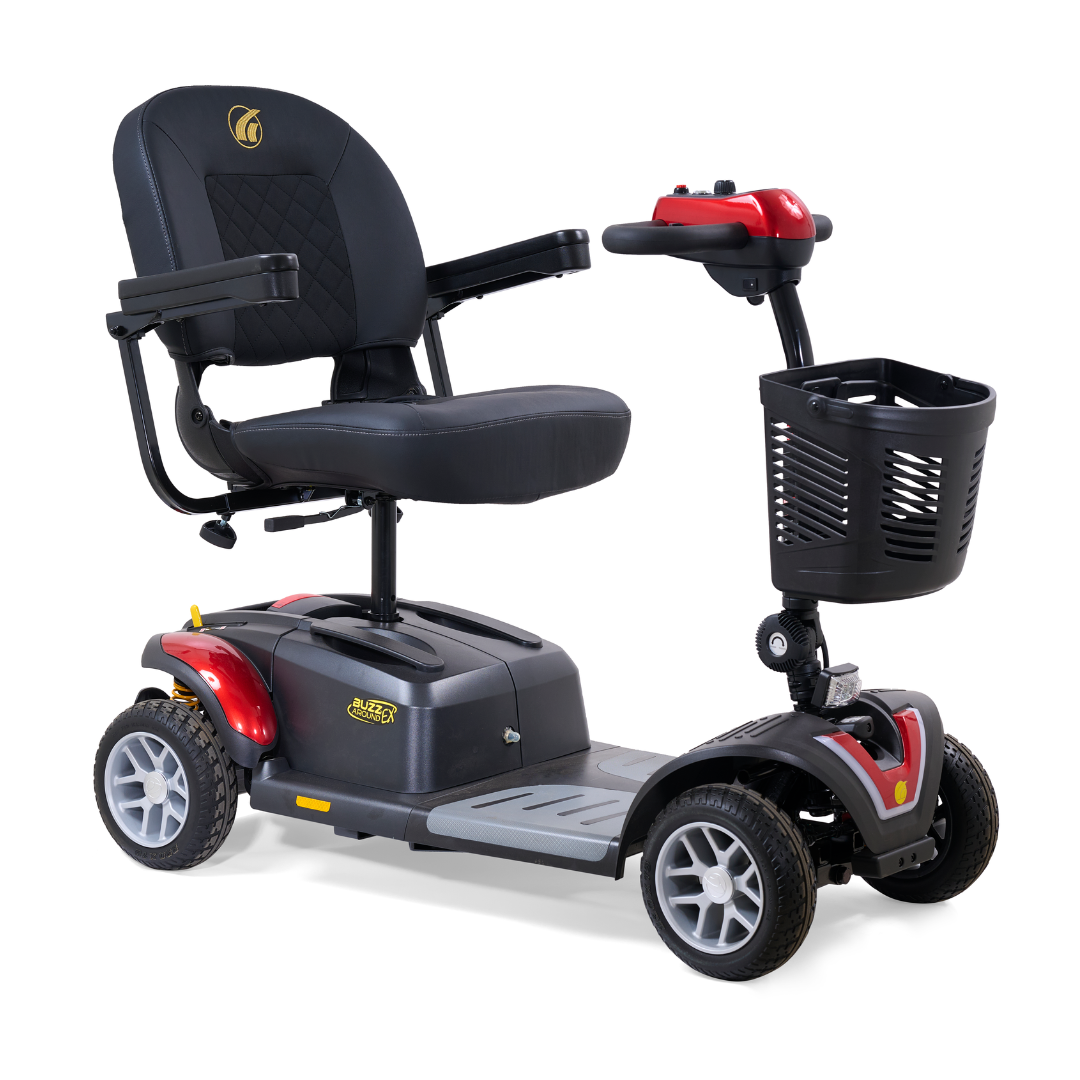 Golden Tech GB148D BuzzAround EX Extreme 4-Wheel Heavy Duty Long Range Travel Scooter