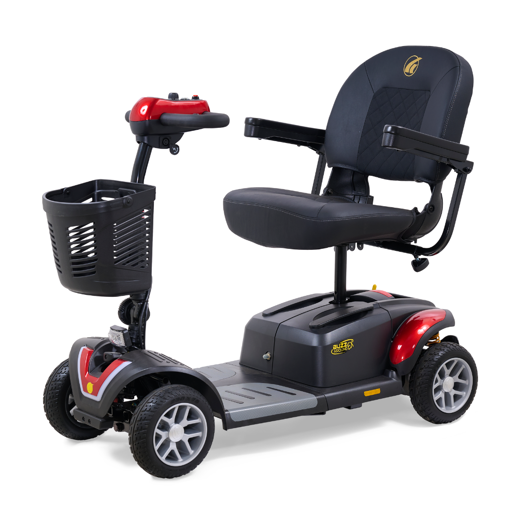 Golden Tech GB148D BuzzAround EX Extreme 4-Wheel Heavy Duty Long Range Travel Scooter