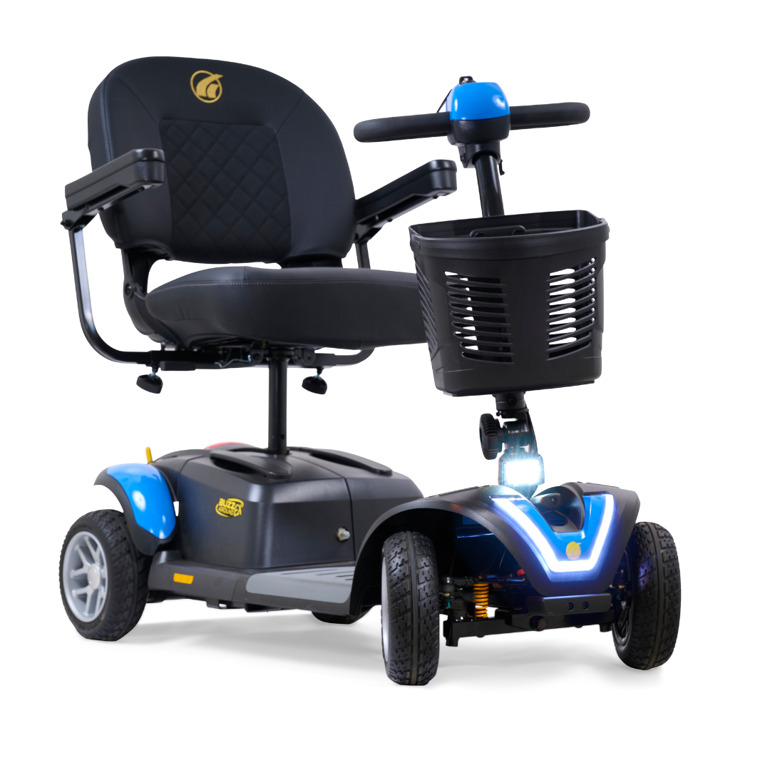 Golden Tech GB148D BuzzAround EX Extreme 4-Wheel Heavy Duty Long Range Travel Scooter - primehubstore.shop Scooters