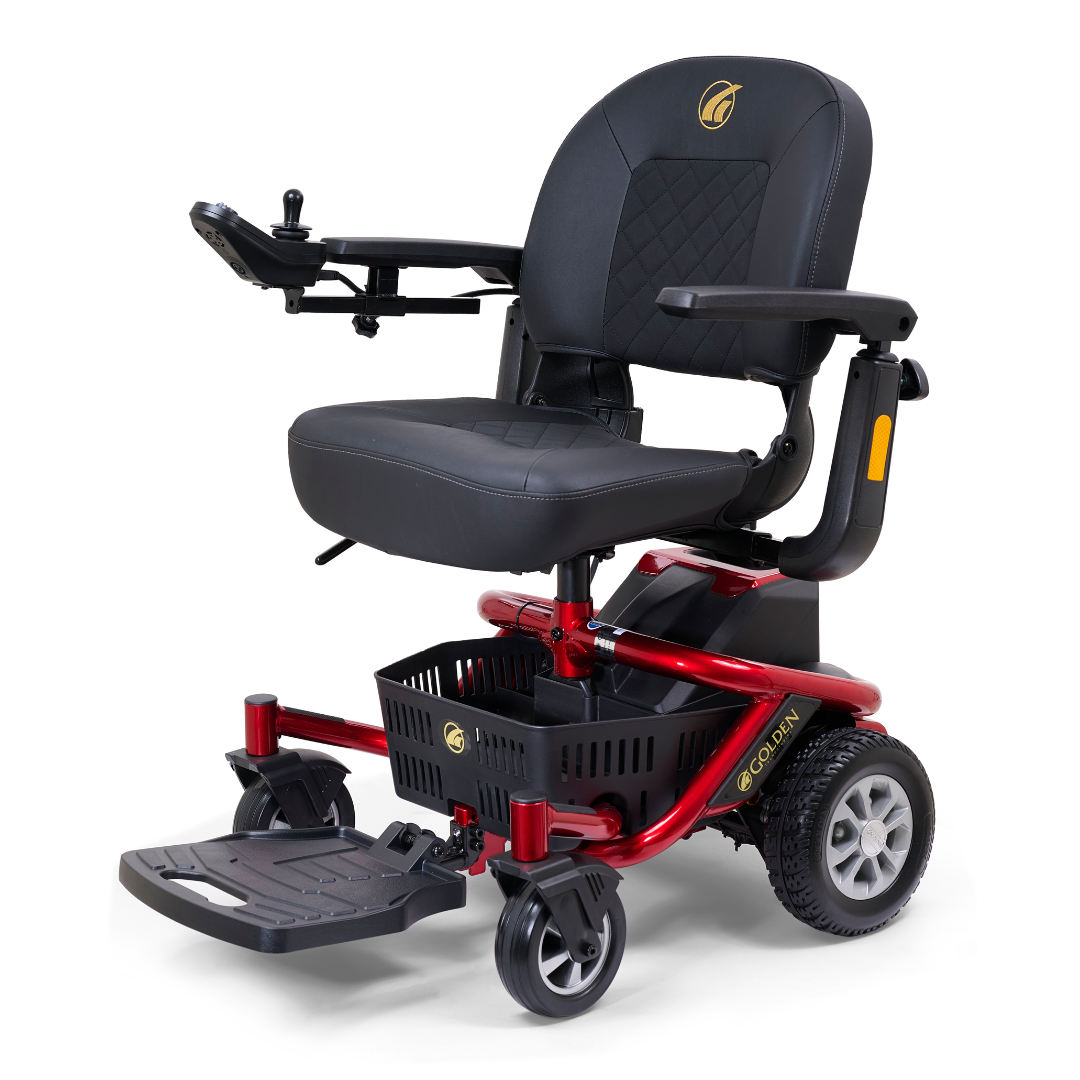 Golden Tech GP162R LiteRider Envy Compact Electric Power Chairs - Open Box - primehubstore.shop Power Chairs