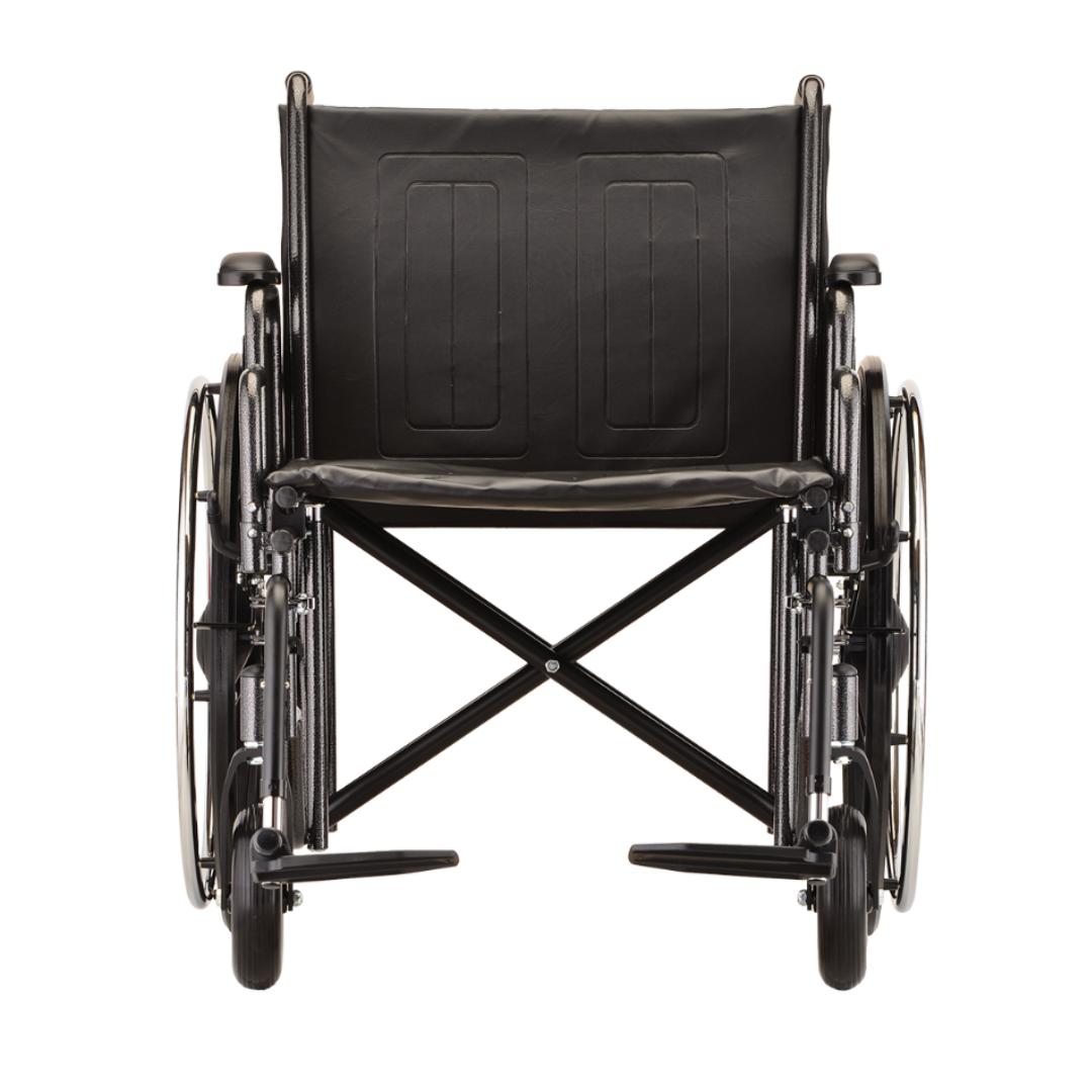 Nova Medical 5220 Steel Standard Extra Wide Wheelchairs - 22" Wide - primehubstore.shop Wheelchairs