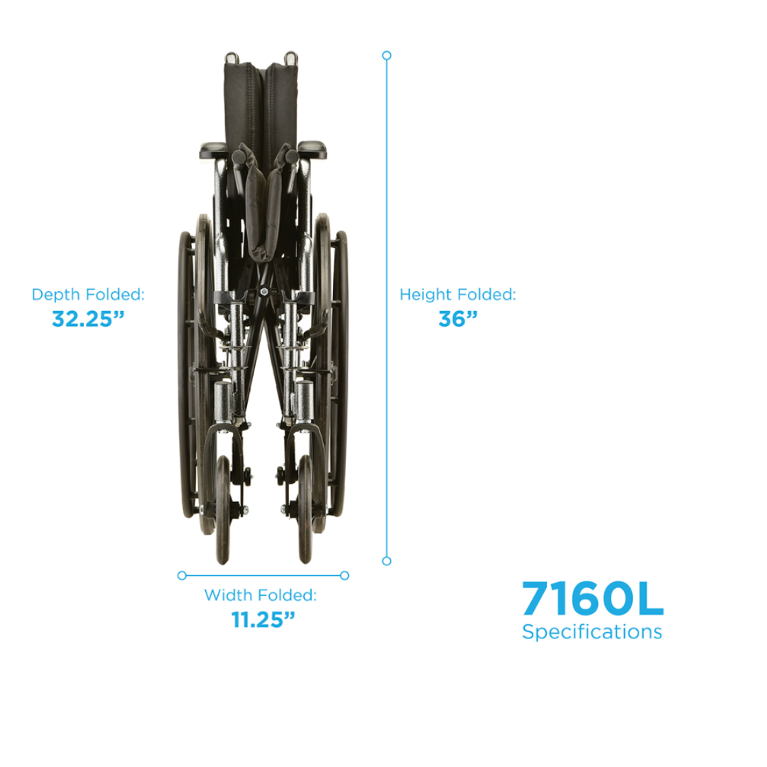 Nova Medical 7160 Lightweight Steel Hammertone Wheelchairs - primehubstore.shop Wheelchairs
