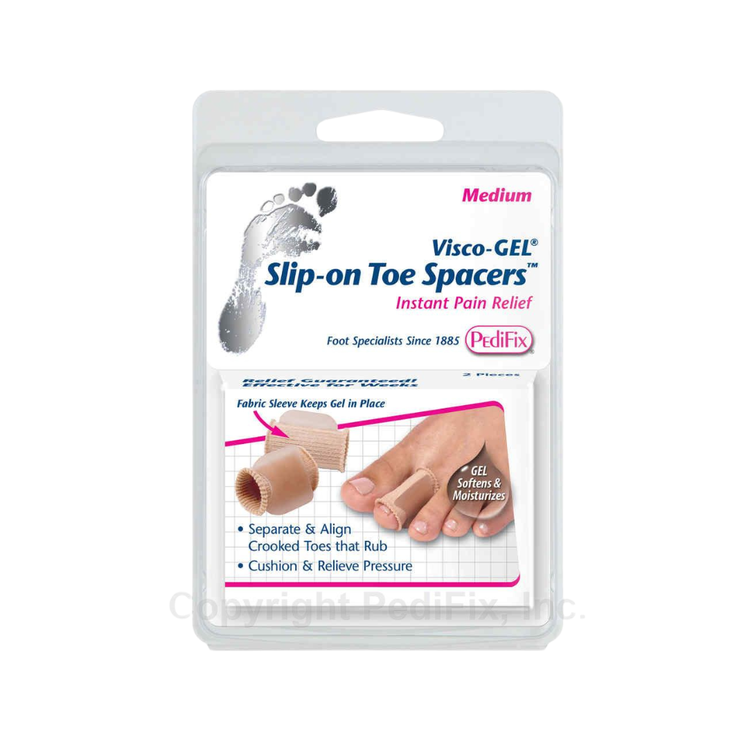 PediFix® Visco-GEL® Slip-On Toe Spacers™ - 2 Per Pack - primehubstore.shop Toe Separators