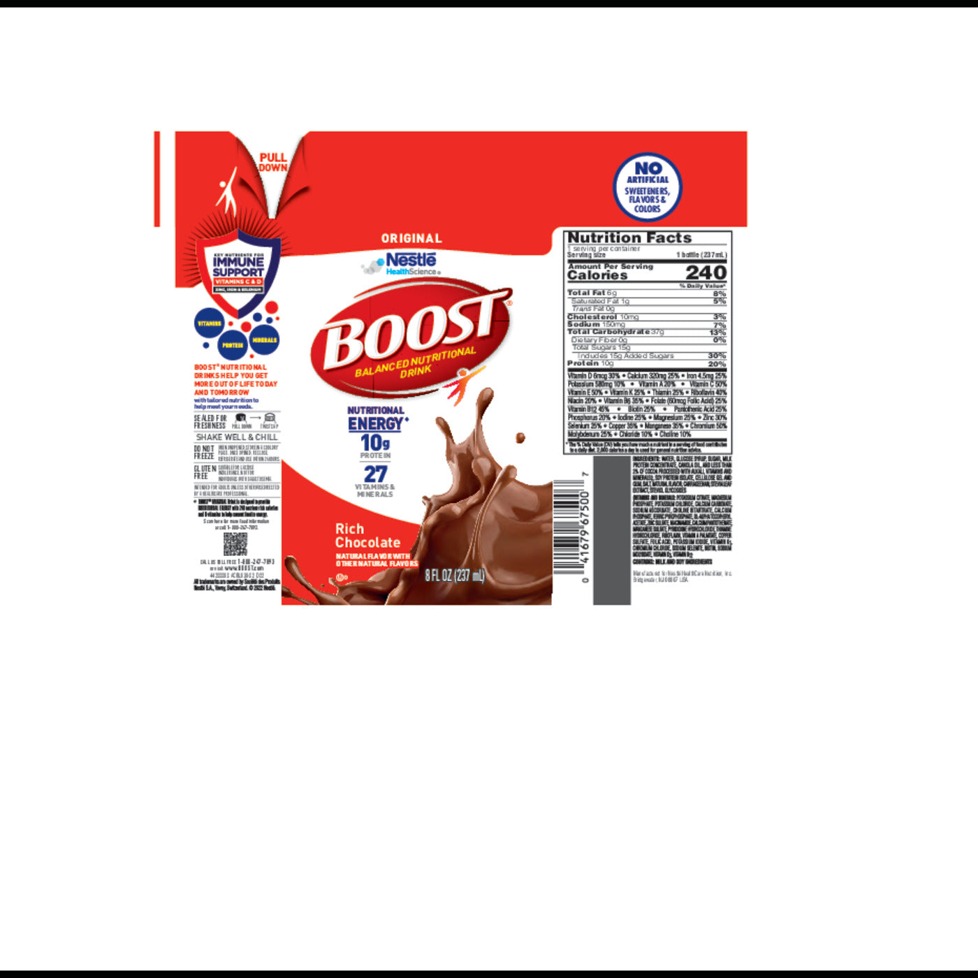 Nestle Boost® Original Oral Nutritional Supplement - 8 oz. Bottles - primehubstore.shop Vitamins & Supplements