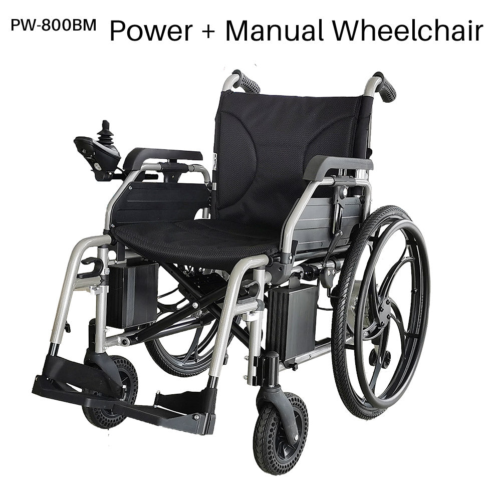 Foldawheel PW-800BM Lightweight Portable Power Wheelchair - primehubstore.shop Power Chairs