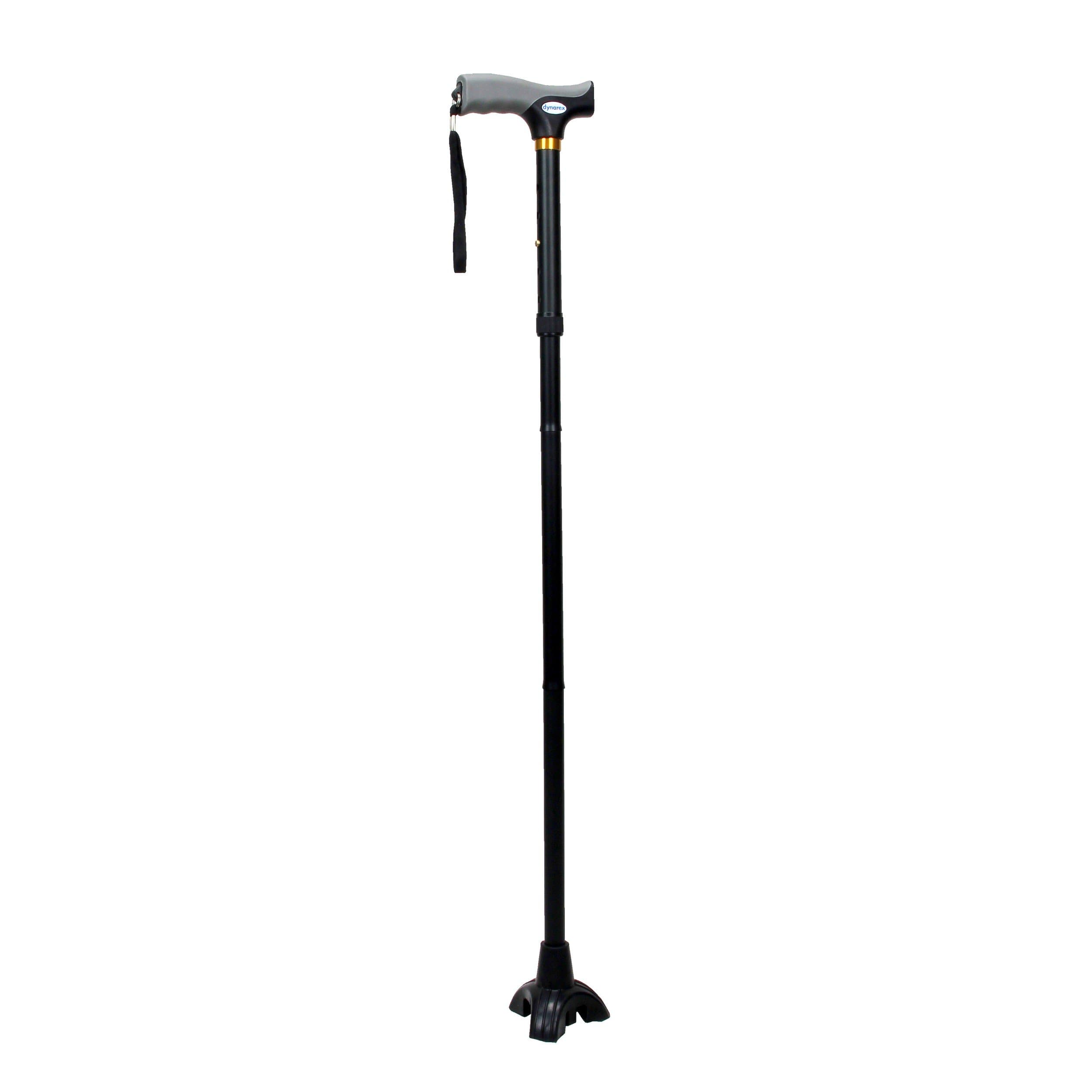 Dynarex Stand Up Cane - Lightweight Folding Stand-Alone Walking Cane - primehubstore.shop Canes