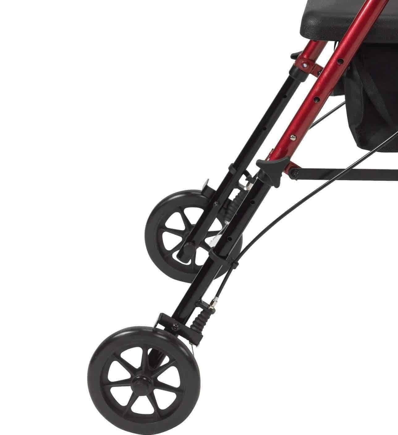 Drive Medical Adjustable Height Rollators with 6" Casters - primehubstore.shop Rollators