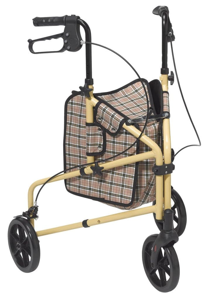 Drive Medical Winnie Lite Supreme/Go Lite 3 Wheel Aluminum Rollator - primehubstore.shop Rollators