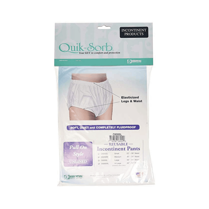Essential Medical Supply Quik-Sorb Pull On Incontinent Pants - primehubstore.shop Underpants