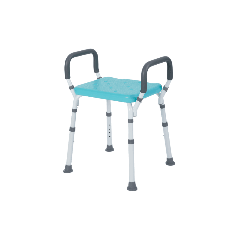 Lifestyle Mobility Aids Premoum Bathroom Shower Bench with Padded Arms - 4 Color Options - primehubstore.shop Bath Benches & Seats