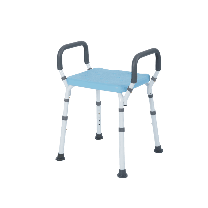 Lifestyle Mobility Aids Premoum Bathroom Shower Bench with Padded Arms - 4 Color Options - primehubstore.shop Bath Benches & Seats