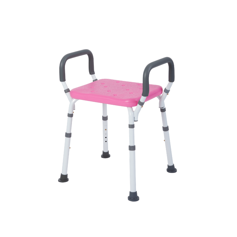 Lifestyle Mobility Aids Premoum Bathroom Shower Bench with Padded Arms - 4 Color Options - primehubstore.shop Bath Benches & Seats