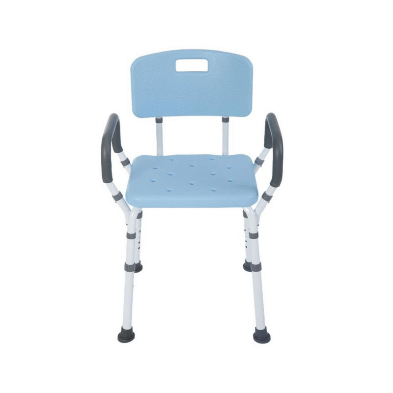 Lifestyle Mobility Aids Bathroom Shower Bench with Backrest & Padded Arms - primehubstore.shop Bath Benches & Seats