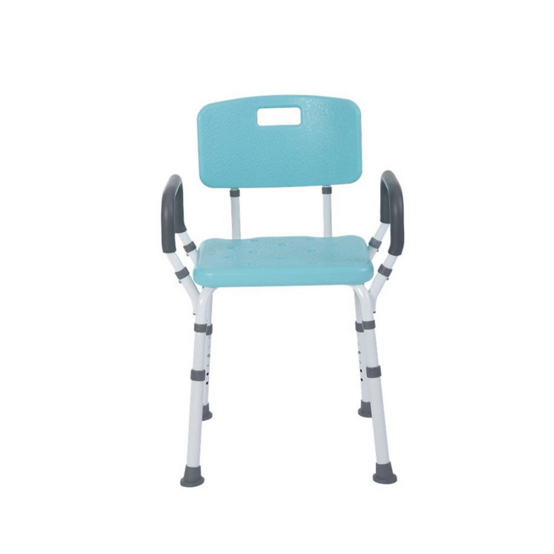 Lifestyle Mobility Aids Bathroom Shower Bench with Backrest & Padded Arms - primehubstore.shop Bath Benches & Seats