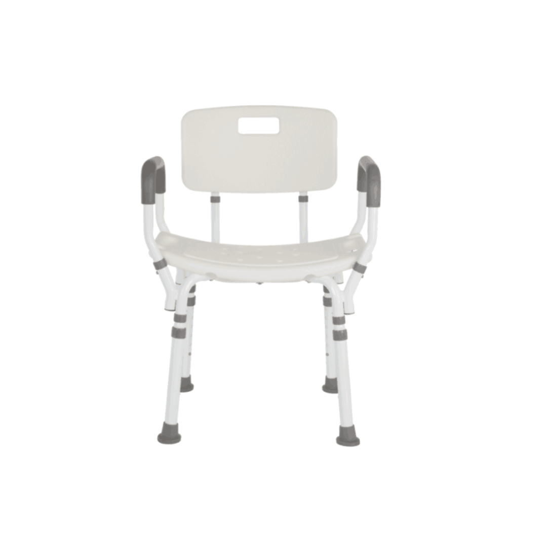 Lifestyle Mobility Aids Premium Shower Chair with Back and Padded Arms - primehubstore.shop Bath Benches & Seats