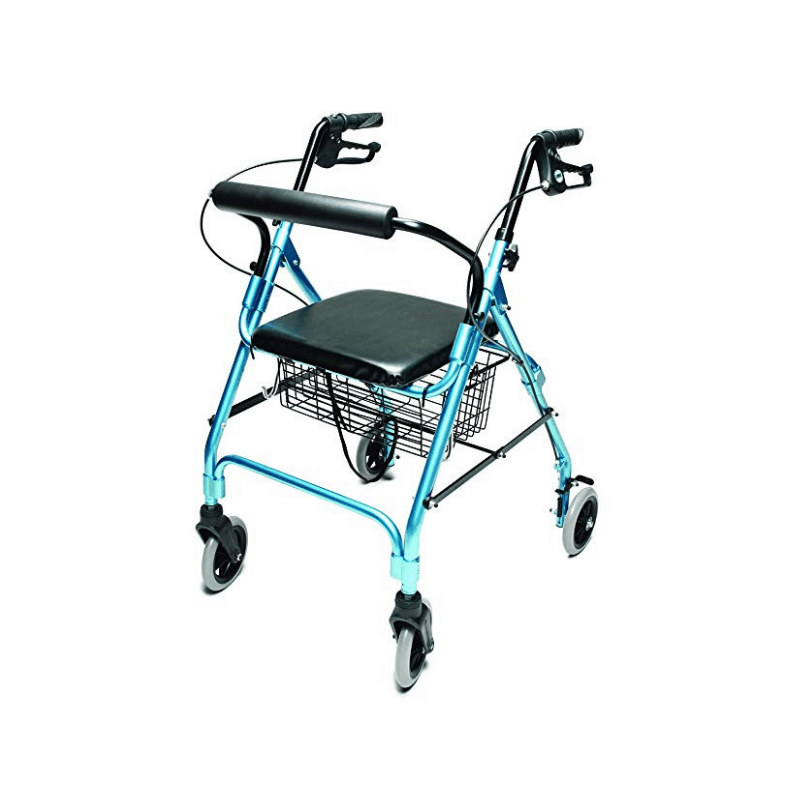 Lumex Walkabout Lite Four-Wheel Rollators - Lightweight 14.5 lbs - primehubstore.shop Rollators
