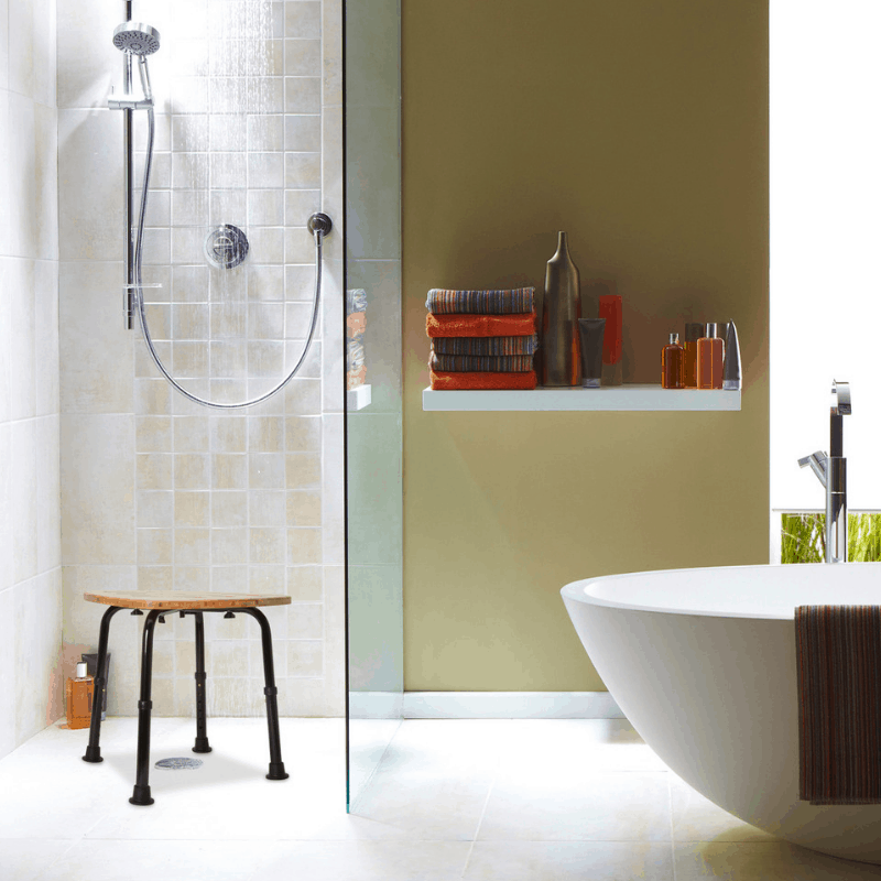 DMI Bamboo Bath Spa Bench and Corner Shower Stool - primehubstore.shop Bath Stool