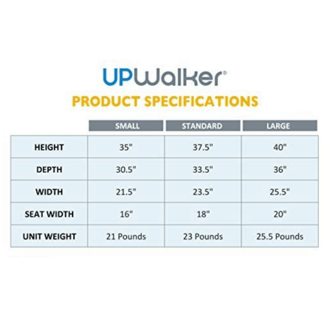 LifeWalker Mobility UPWalker - Innovative Upright Folding Rolling Walker - primehubstore.shop Upright Walkers