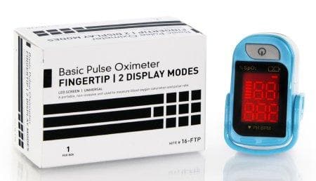 Mckesson Fingertip Pulse Oximeter - Battery Operated With LED Display - primehubstore.shop Fingertip Pulse Oximeters