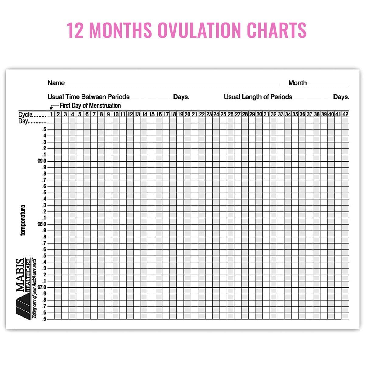 MABIS Basal Digital Thermometer with Storage case & LCD Screen - primehubstore.shop Digital Thermometers
