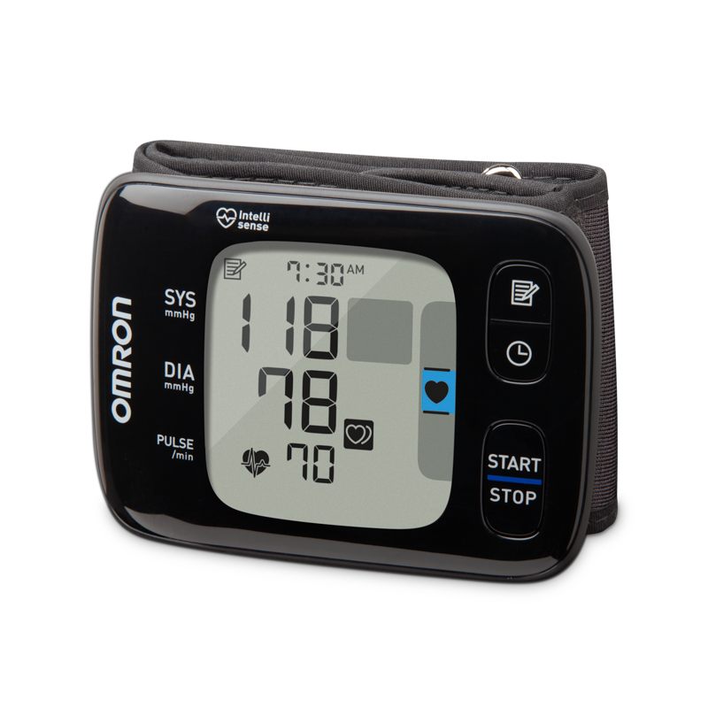 Omron 7 Series Wireless Wrist Blood Pressure Monitor w/ UltraSilent Inflation - primehubstore.shop Blood Pressure Monitors