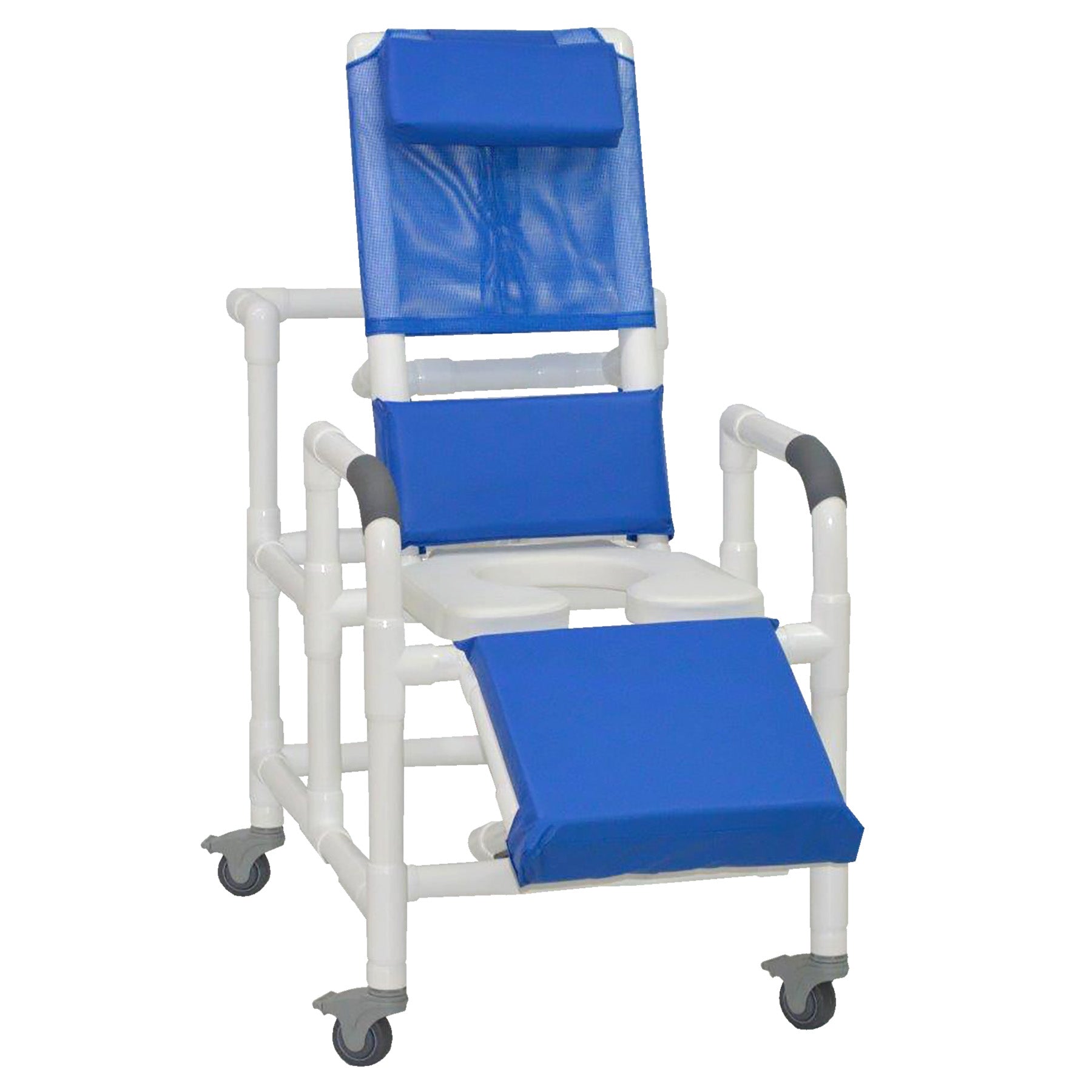 MJM International PVC Echo Reclining Padded Shower Chair - primehubstore.shop PVC Shower Chairs