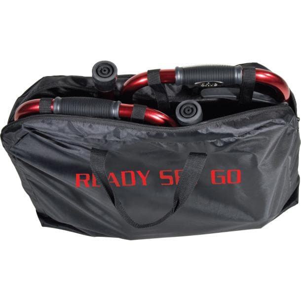 Drive Medical Portable Folding Travel Walker with 5 Wheels and Fold up Legs - primehubstore.shop Walkers