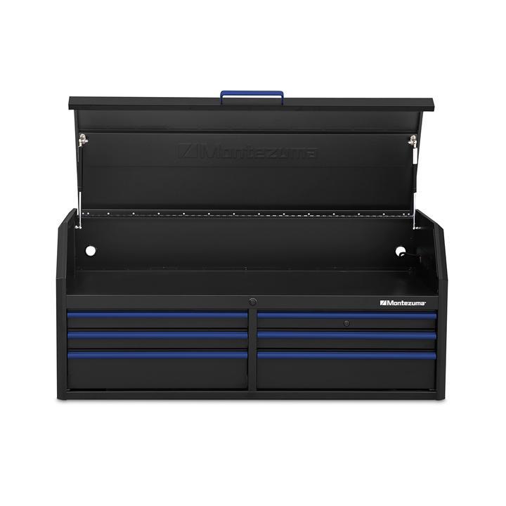Montezuma 56 X 24 Inch Tool Box & Rolling Tool Cabinet With Multiple Power Outlets - primehubstore.shop Tool Cabinets