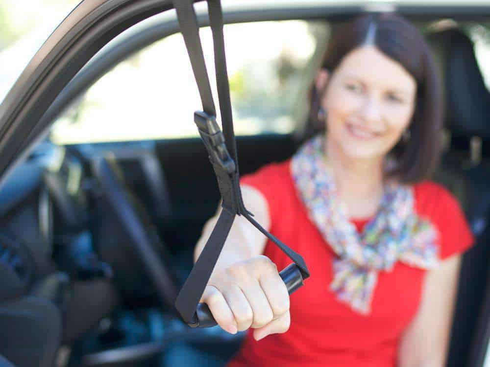 Stander CarCaddie - Automotive Standing Aid and Adjustable Safety Vehicle Support Handle Portable Nylon Car Assist Device - primehubstore.shop Daily Living Aids