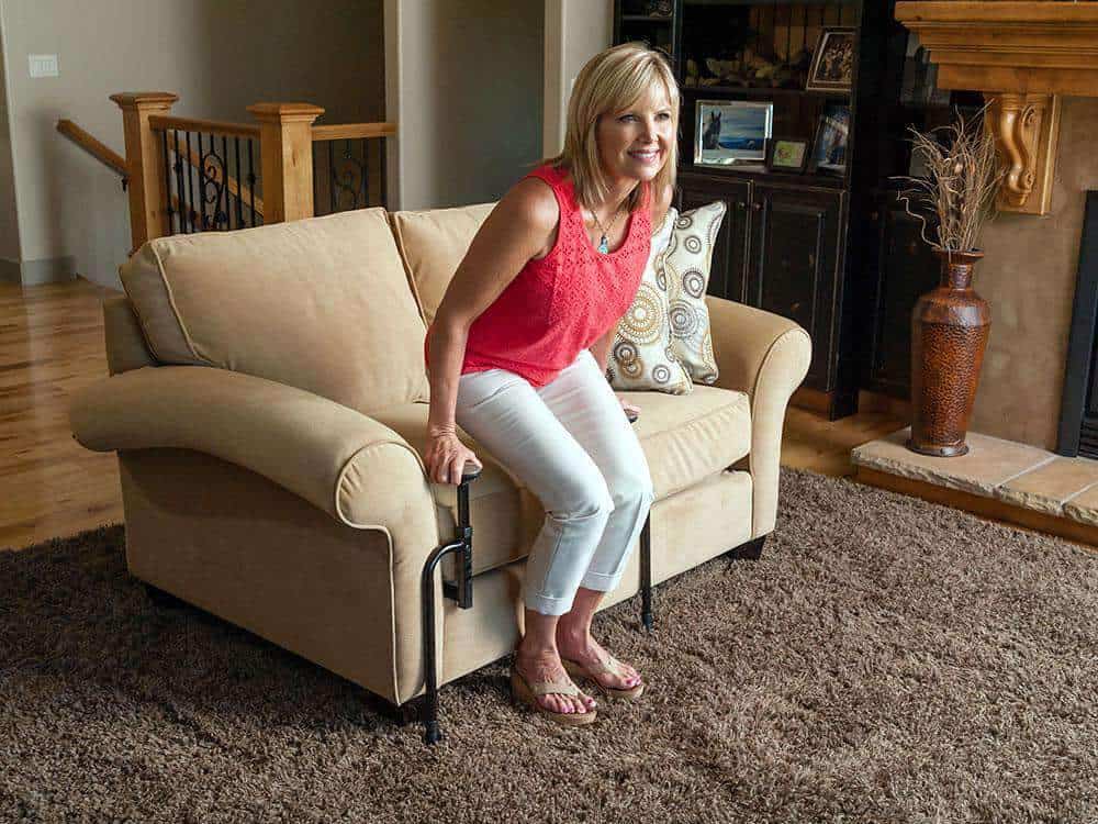 Stander EZ Stand-N-Go-Ergonomic Stand Assist Handles Mobility Aid for Couch Chair & Sofa & Living Room Grab Bar - primehubstore.shop Daily Living Aids