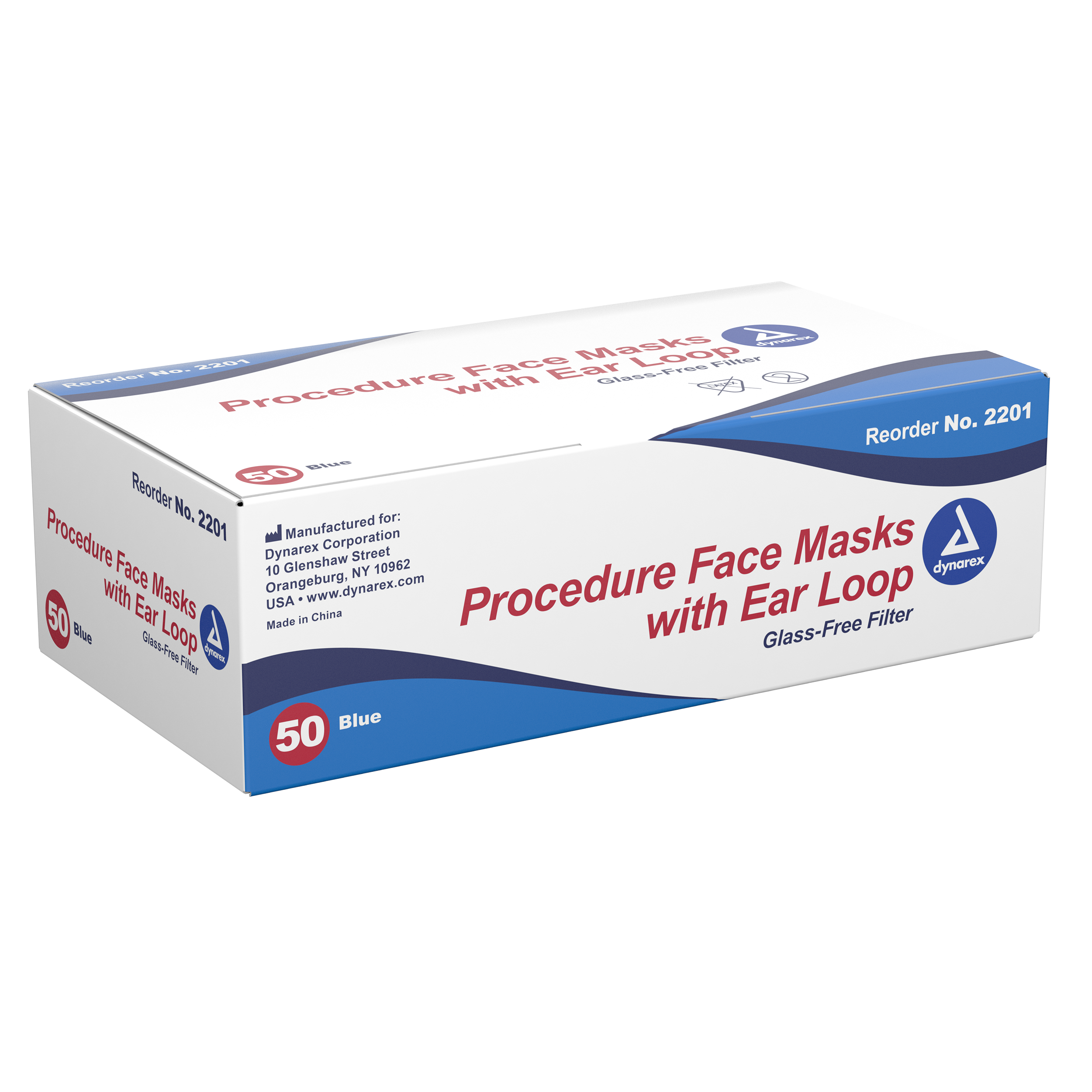 Dynarex Procedure and Isolation Face Masks - Flexible Latex Free - primehubstore.shop Surgical Style Masks