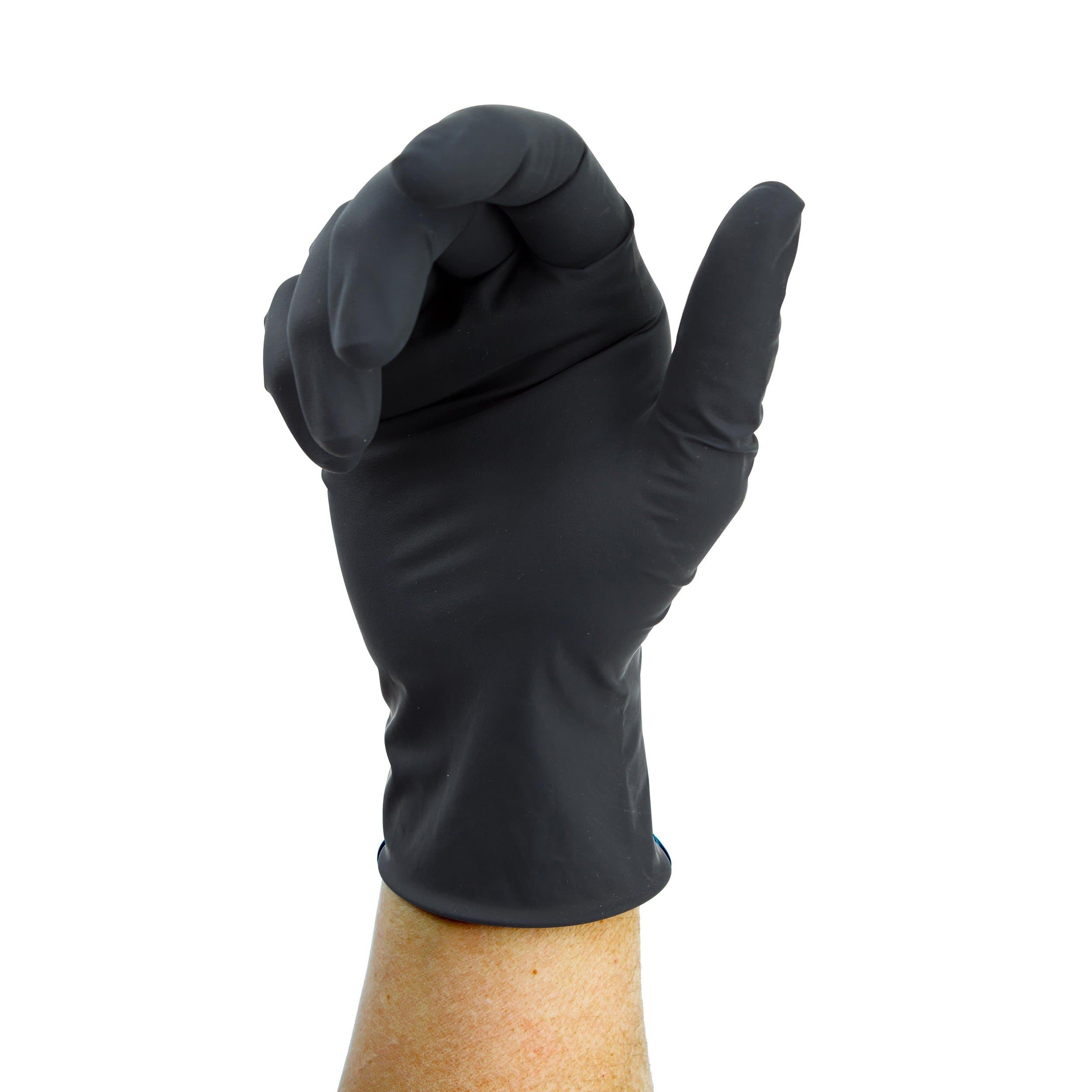 Dynarex Black Arrow Powder-Free Latex Exam Gloves - primehubstore.shop Latex Gloves