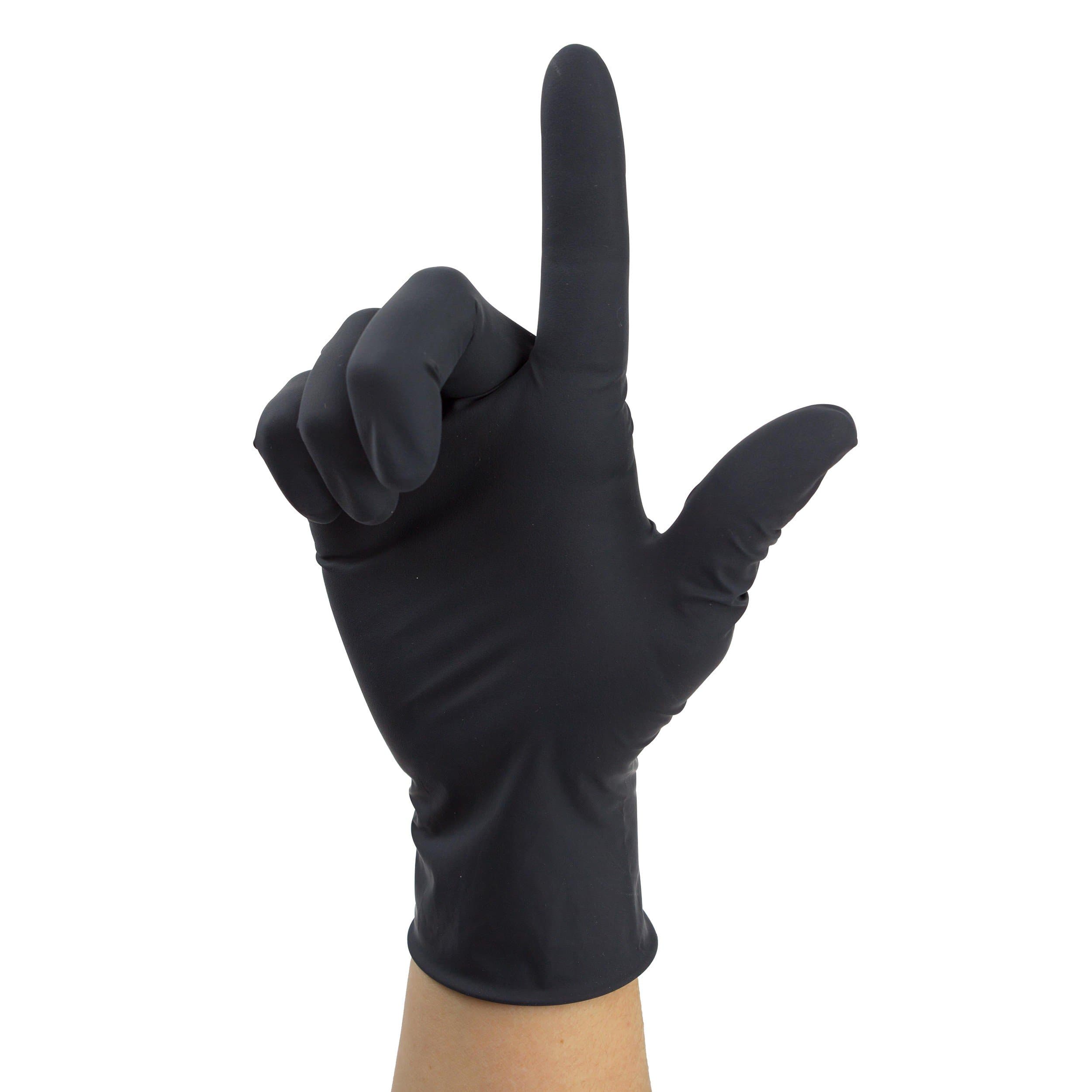 Dynarex Black Arrow Powder-Free Latex Exam Gloves - primehubstore.shop Latex Gloves