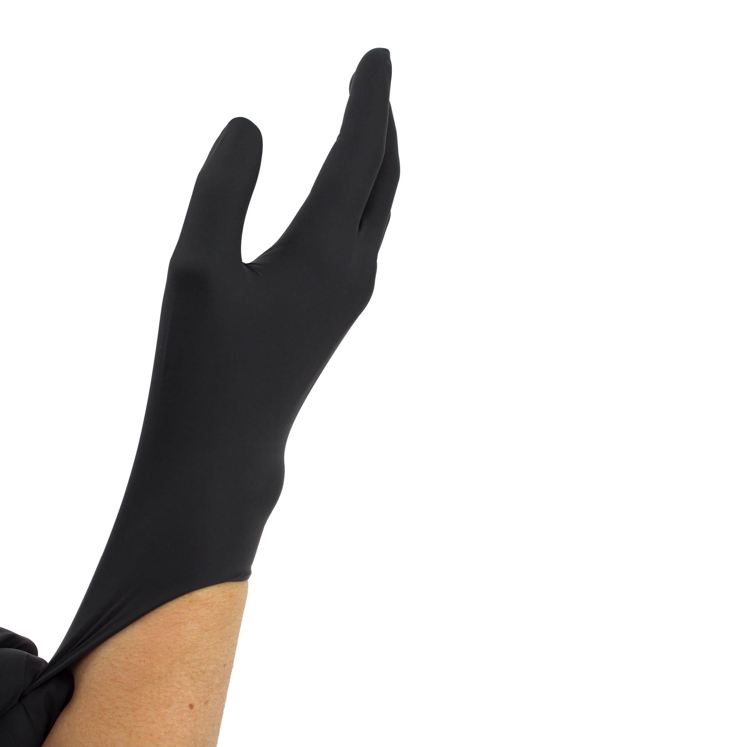 Dynarex Black Arrow Powder-Free Latex Exam Gloves - primehubstore.shop Latex Gloves