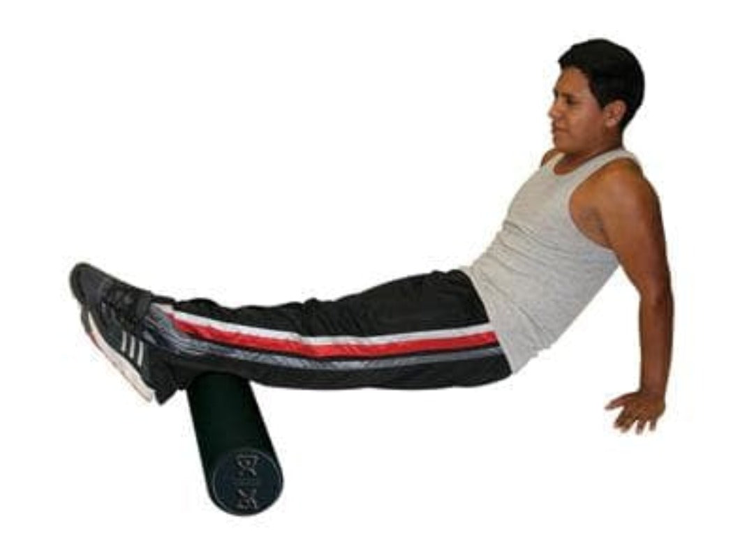 CanDo High Density Foam Roller - Black Composite - Extra Firm - primehubstore.shop Foam Rollers