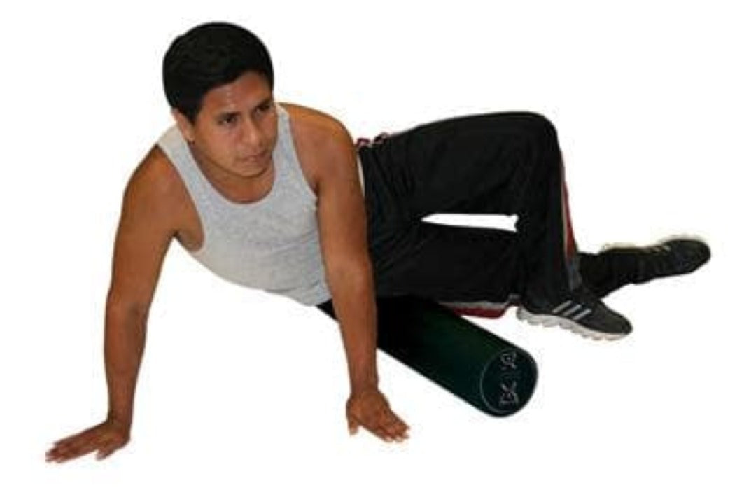 CanDo High Density Foam Roller - Black Composite - Extra Firm - primehubstore.shop Foam Rollers