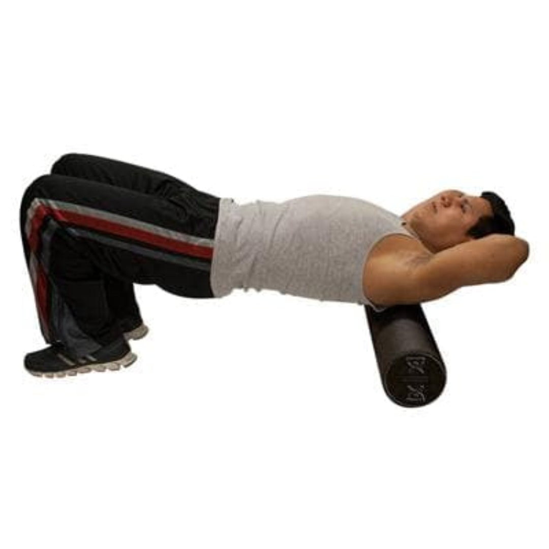 CanDo High Density Foam Roller - Black Composite - Extra Firm - primehubstore.shop Foam Rollers