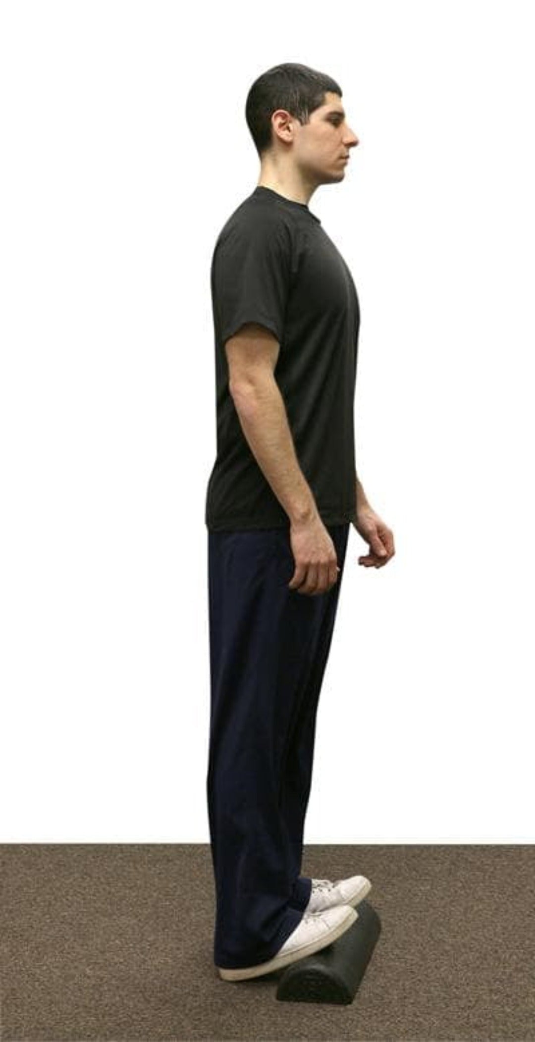 CanDo High Density Foam Roller - Black Composite - Extra Firm - primehubstore.shop Foam Rollers