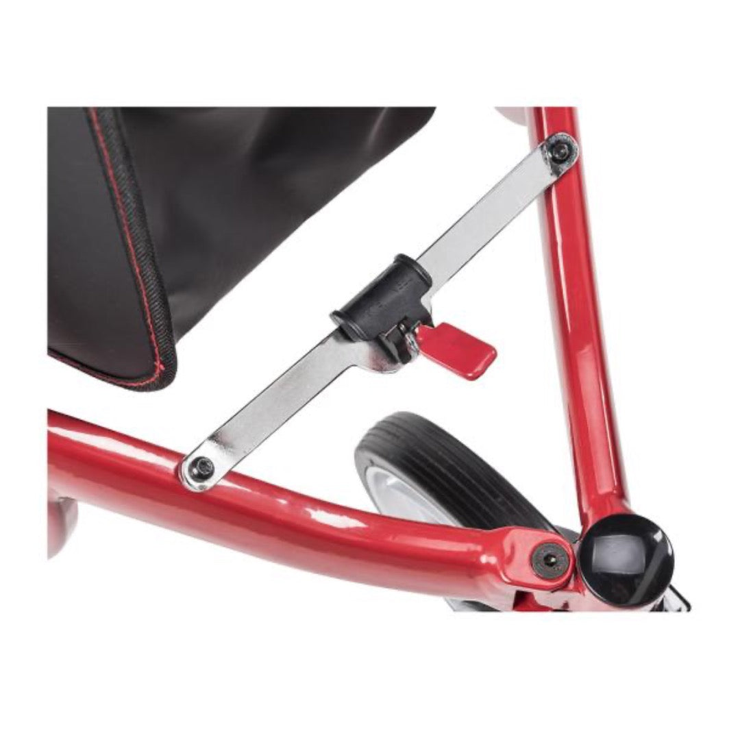 Drive Medical Nitro™ 3-Wheel Folding Rollator - Euro Style Walker - primehubstore.shop Rollators