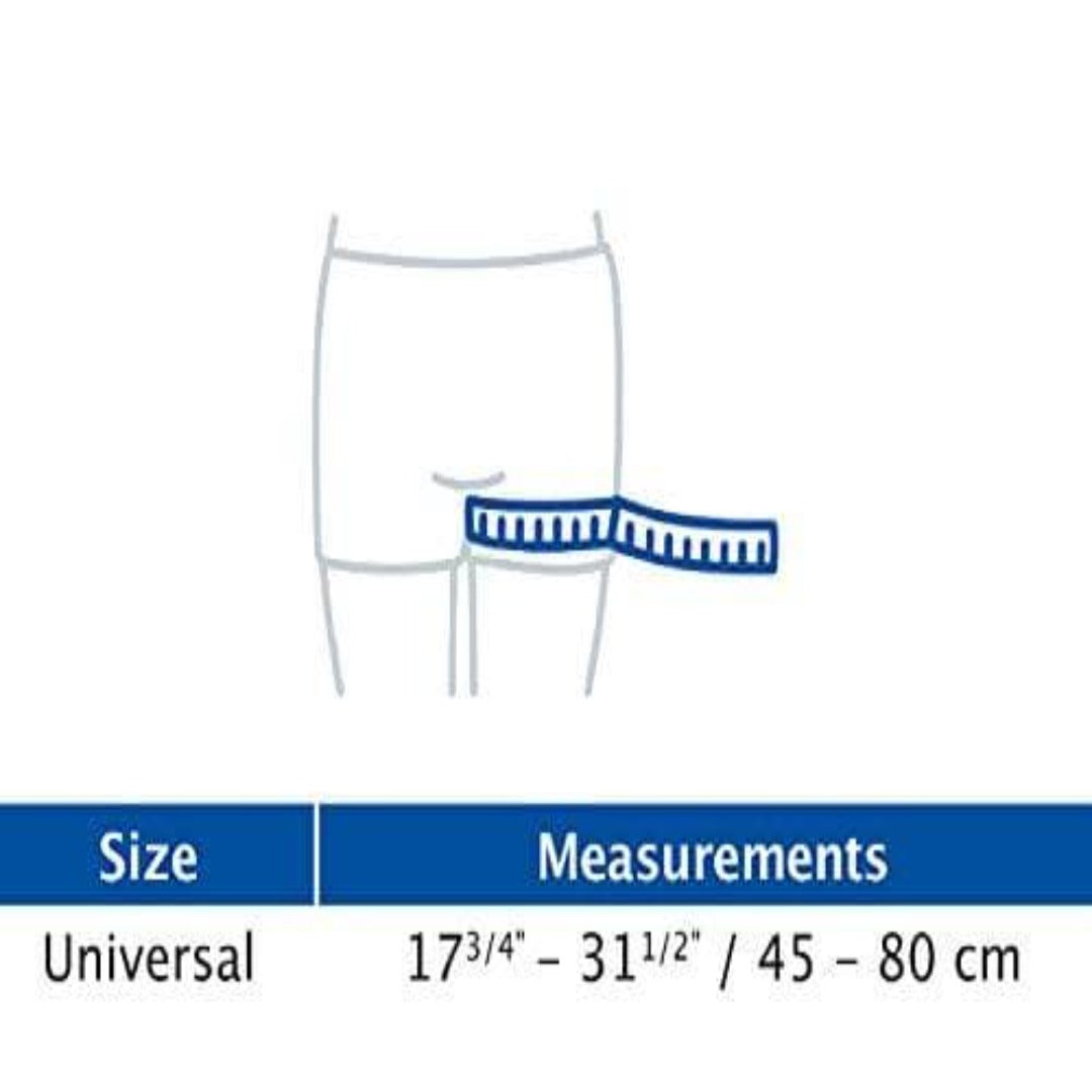 Actimove Adjustable Neoprene Thigh Support Universal Black - primehubstore.shop Thigh Sleeve