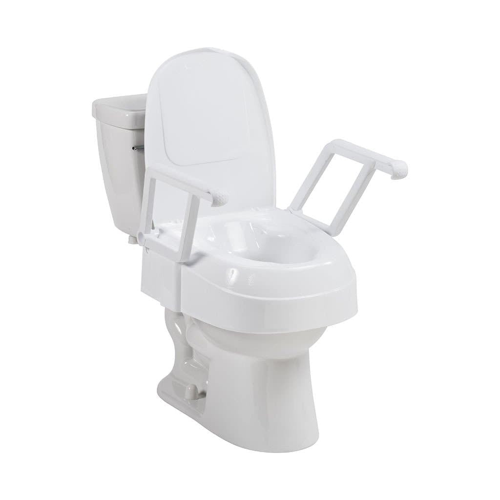 Drive Medical PreserveTech™ Universal Raised Toilet Seat with Raisable Arms - primehubstore.shop Raised Toilet Seats