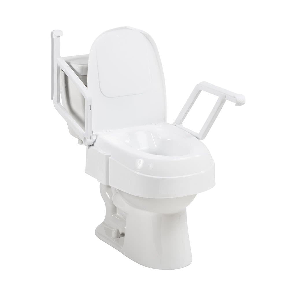 Drive Medical PreserveTech™ Universal Raised Toilet Seat with Raisable Arms - primehubstore.shop Raised Toilet Seats