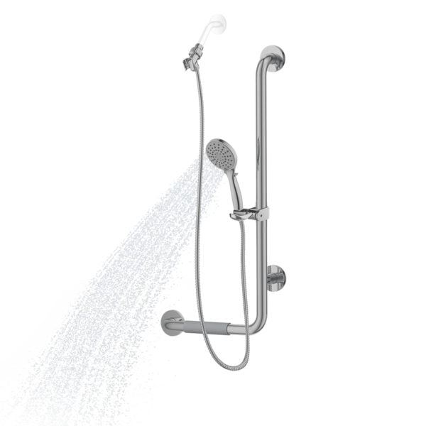 PULSE ShowerSpas ErgoSlideBar with 3 Function Handheld Showerhead - primehubstore.shop Shower Systems